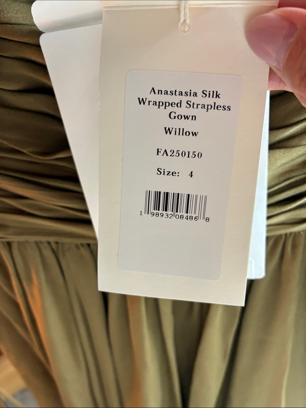 Ulla Johnson Olive Anastasia Ruched Gown - NWT - Picture 12 of 12